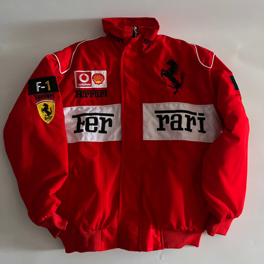 Vintage Inspired Ferrari F1 Racing Jacket – As Worn by Lana Del Rey